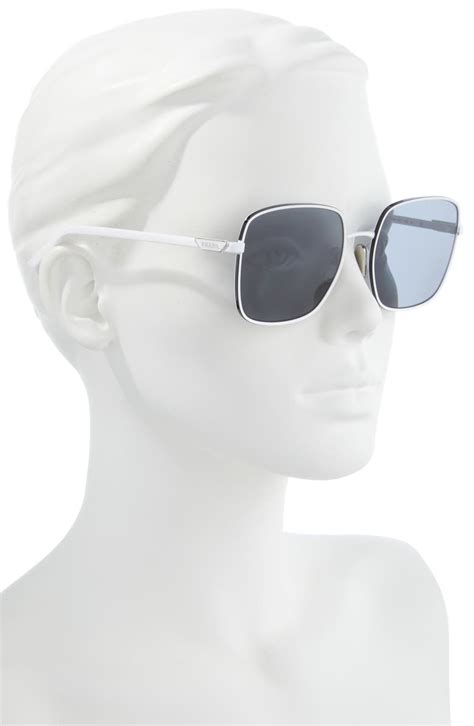 prada 57mm sunglasses|Prada 57mm Gradient Square Sunglasses .